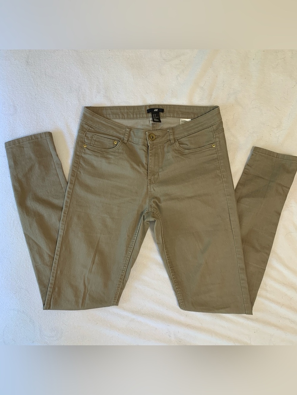 H&M Khaki Green Skinny Pants